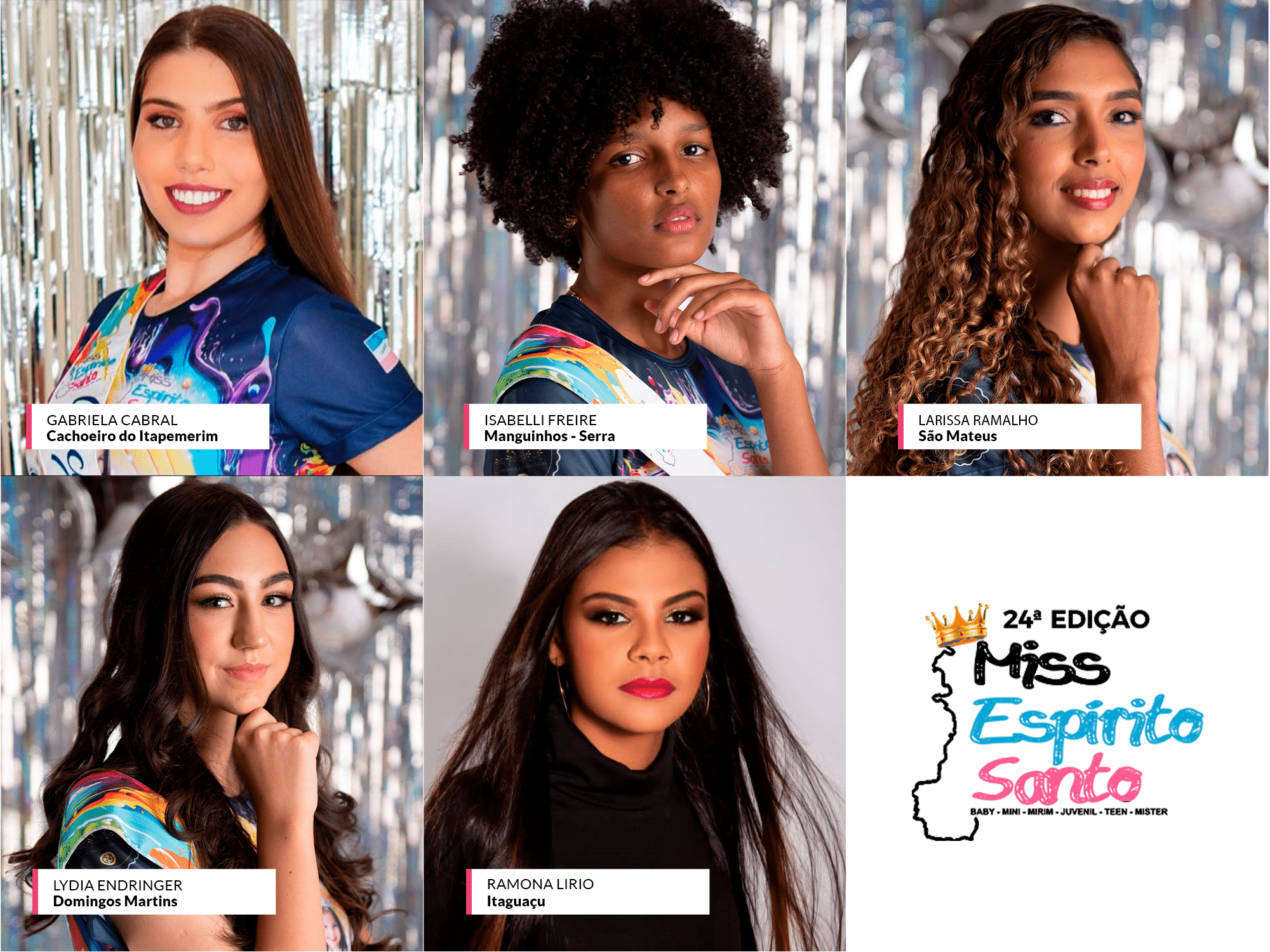 Veja fotos das candidatas ao Miss ES Mini, Mirim, Juvenil e Teen 2024 (Foto: Bhia Correia)