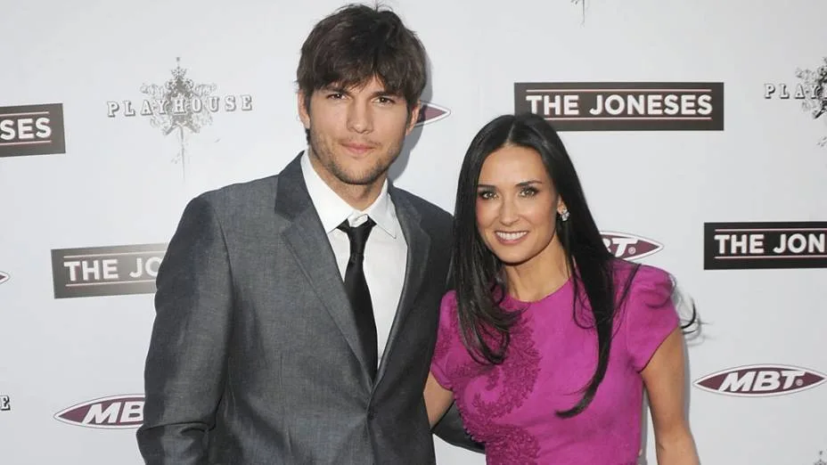 Atriz Demi Moore compara ex-marido Ashton Kutcher com seu vício em drogas