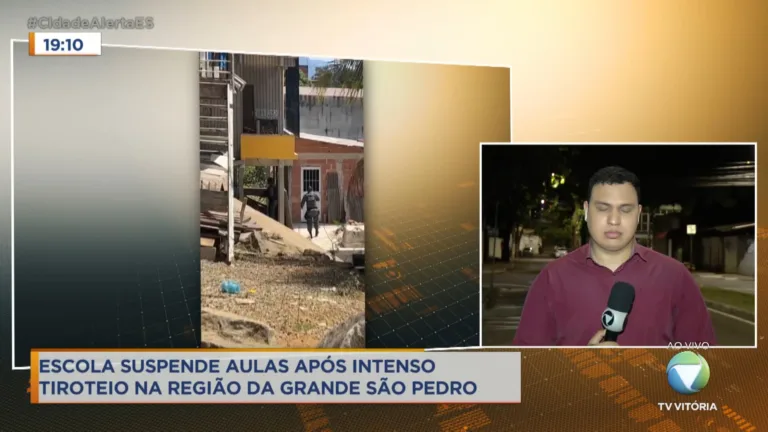 Tiroteio deixa alunos sem aula e comunidade assustada em Vitória