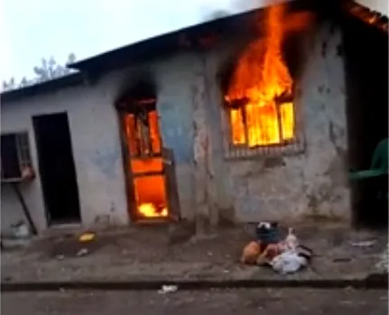 Defesa Civil interdita casas vizinhas ao imóvel que pegou fogo na Serra