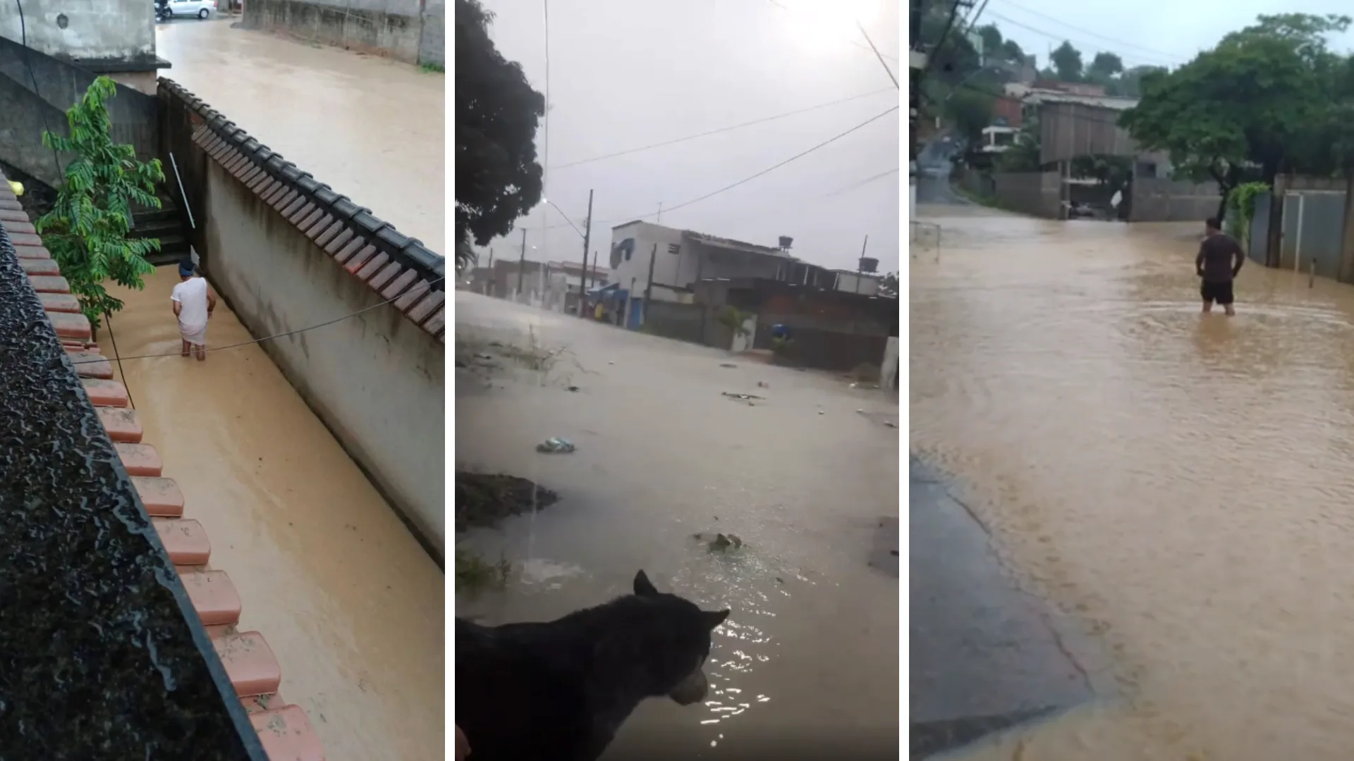 VÍDEOS | Bairros são fortemente atingidos pela chuva e Cariacica decreta situação de emergência