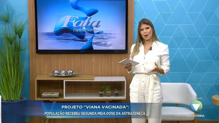 Projeto "Viana Vacinada": população recebeu segunda meia dose da Astrazeneca