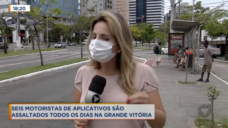 Seis motoristas de aplicativos são assaltados todos os dias na Grande Vitória