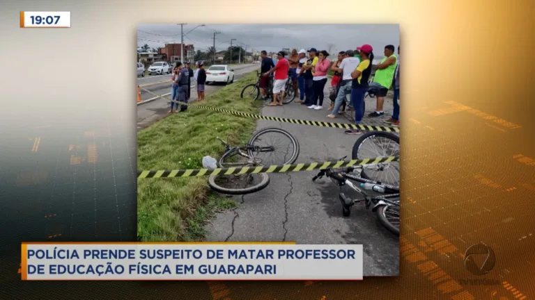 Polícia prende suspeito de matar professor em Guarapari