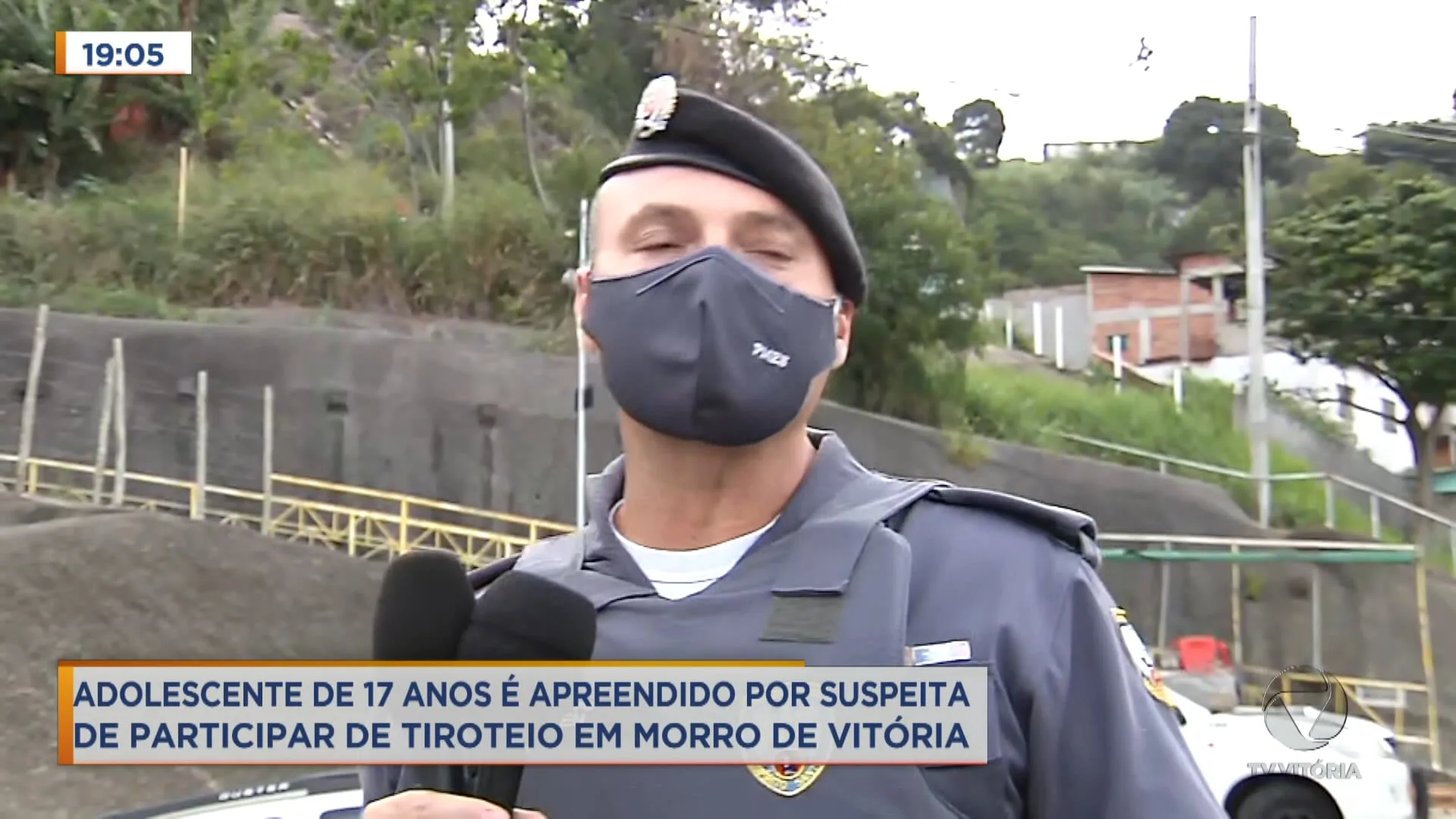 Adolescente de 17 anos é apreendido por suspeita de participar de tiroteio em morro de Vitória