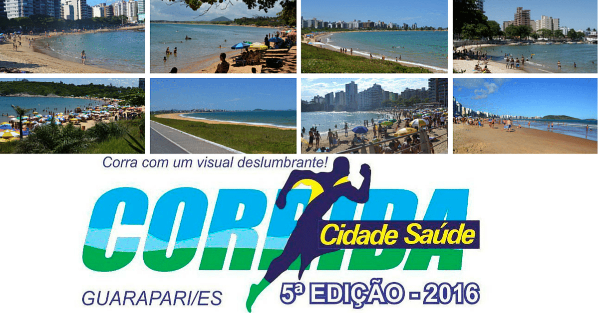 Oito praias em 14km! Últimos dias de inscrições da Corrida Cidade Saúde em Guarapari