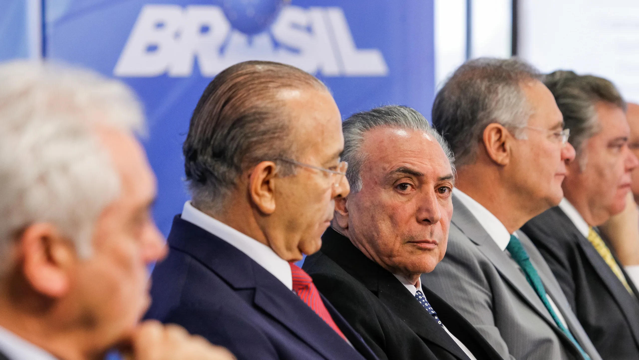 Brasília – DF, 09/08/2016. Presidente em Exercício Michel Temer durante cerimônia de lançamento do Programa de Revitalização da Bacia Hidrográfica do Rio São Francisco. Foto: Beto Barata/PR