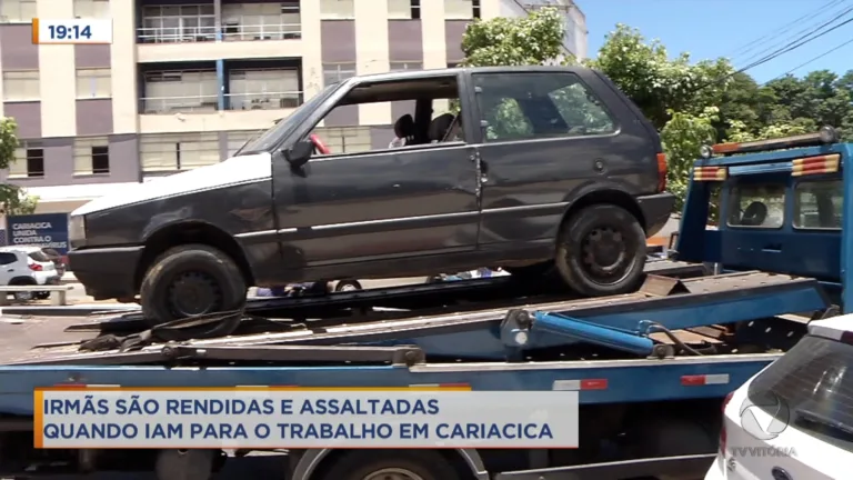 Ladrões assaltam irmãs quando iam para o trabalho