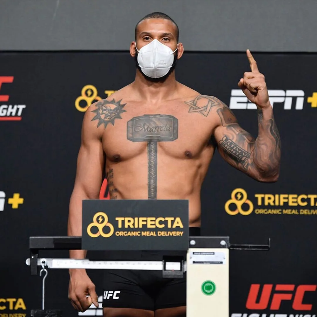 Thiago Marreta se diz 'pronto para guerra' em luta contra Glover Teixeira no UFC