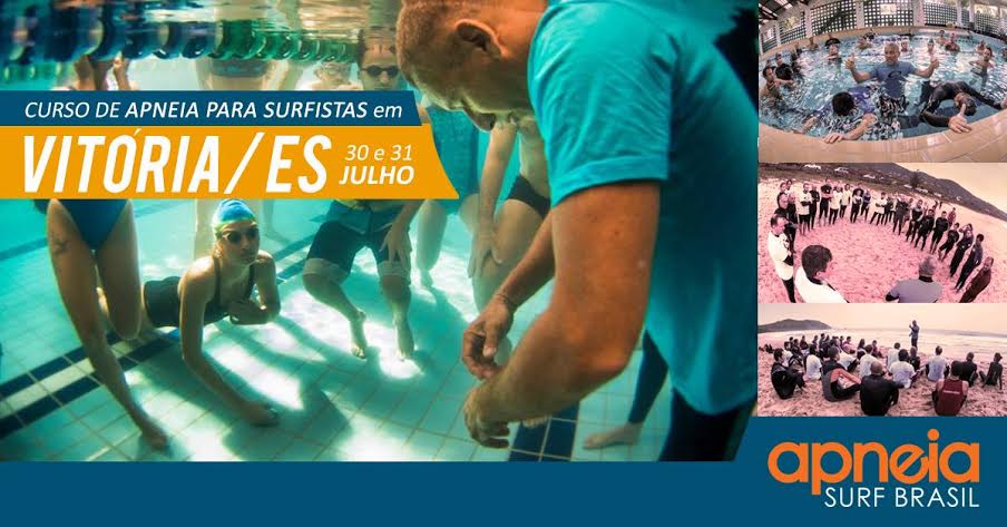 Curso de apneia para praticantes de esporte aquático em Vitória