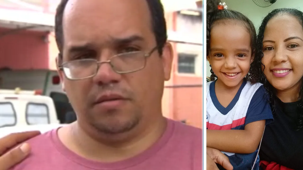 "Acho que Deus levou a alma dela", desabafa pai de menina atropelada