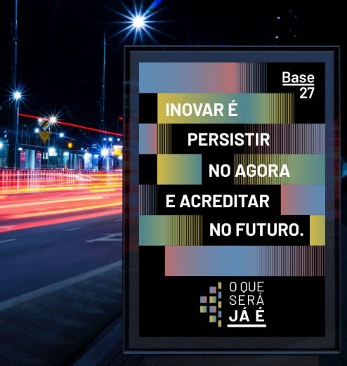 Base27 lança sua primeira campanha assinada pela Ampla celebrando a cultura de inovação Base27 lança sua primeira campanha assinada pela Ampla celebrando a cultura de inovação