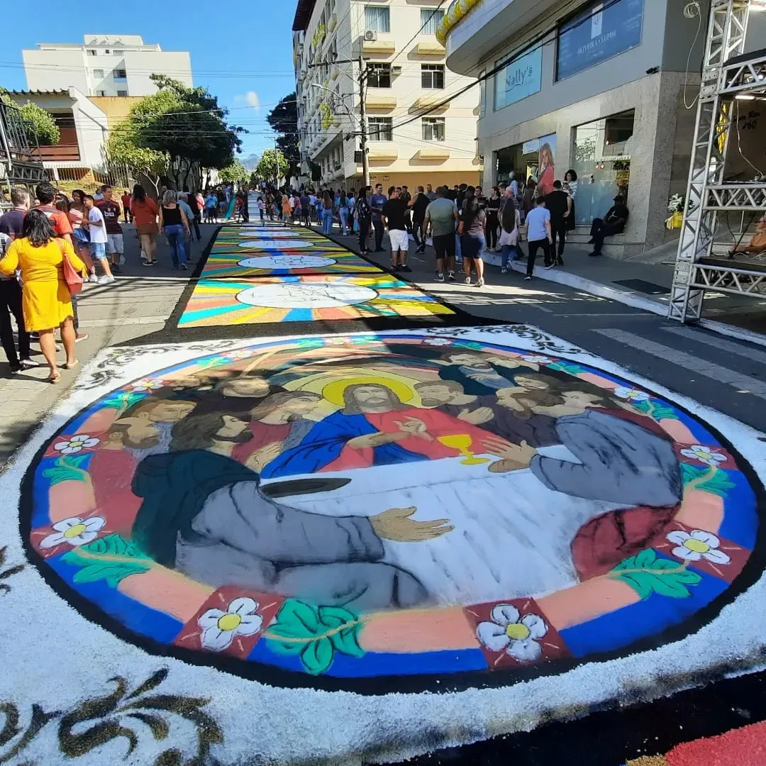 Castelo começa a preparar os tapetes para Corpus Christi