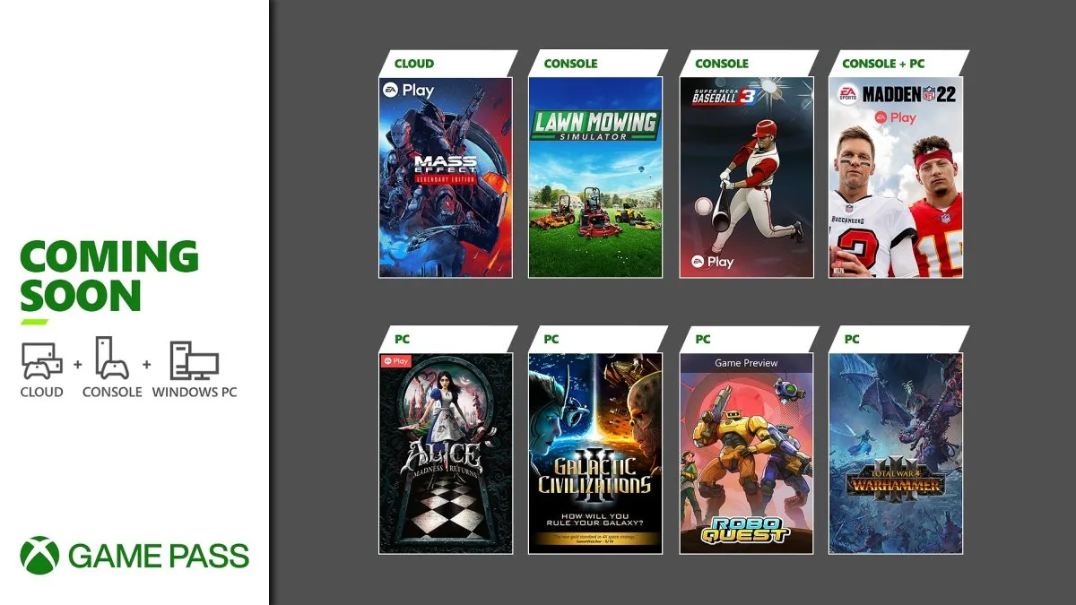 Confira aqui novos jogos chegando ao Game Pass do Xbox e PC