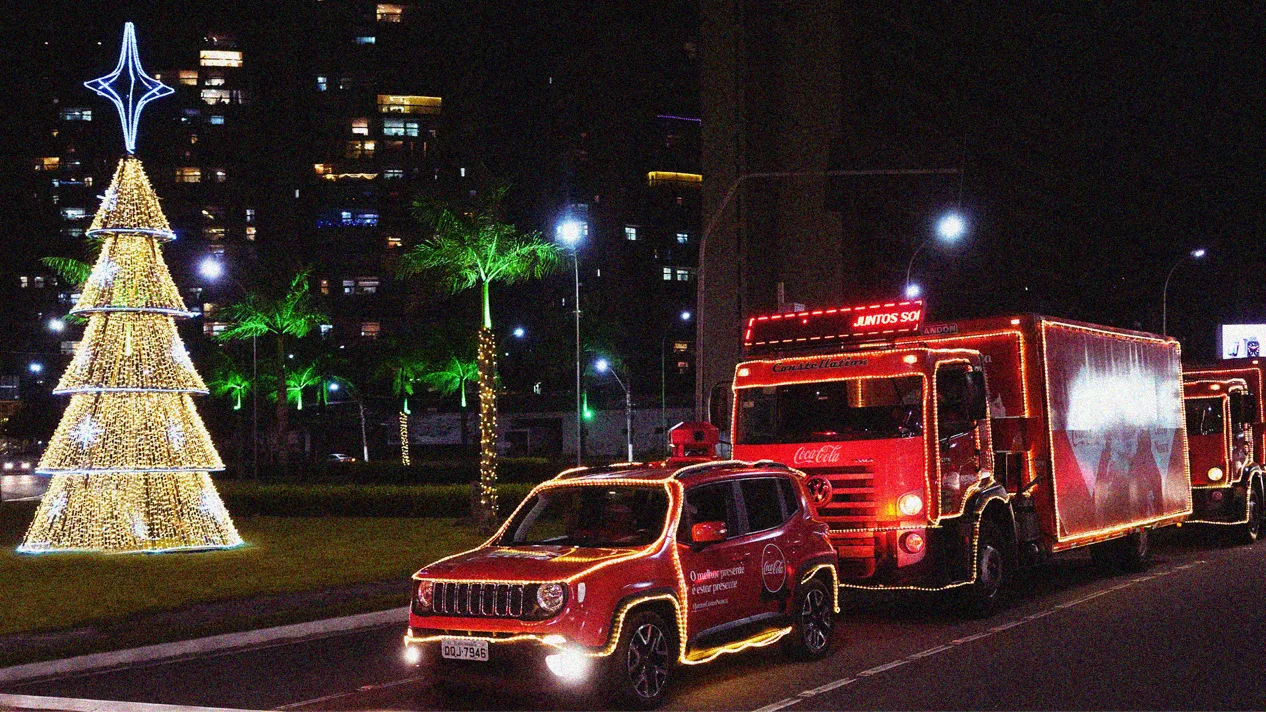 É Natal! Veja itinerário da caravana da Cola-Cola em Vitória