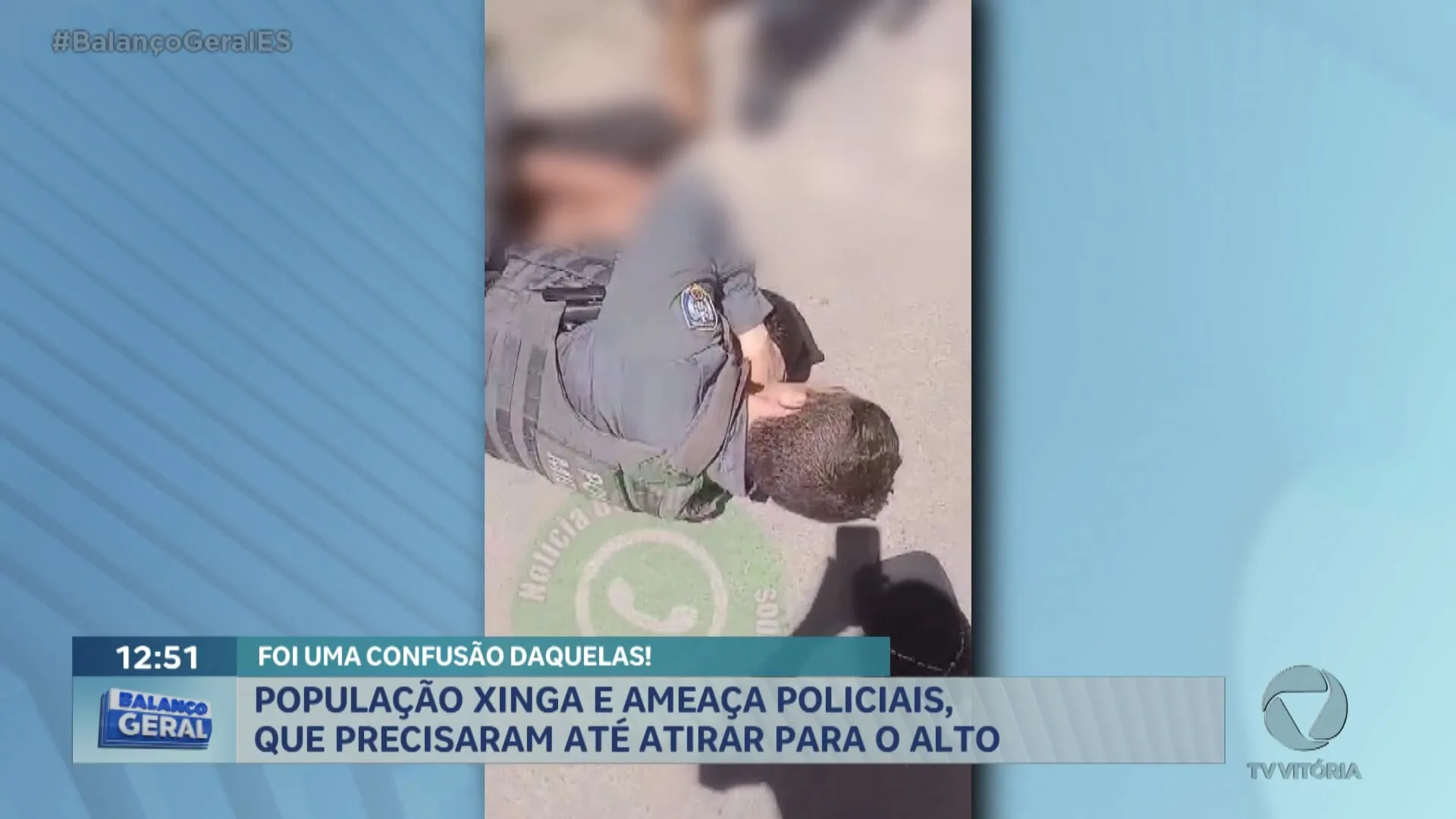 População xinga e ameaça policiais que precisaram até atirar para o alto