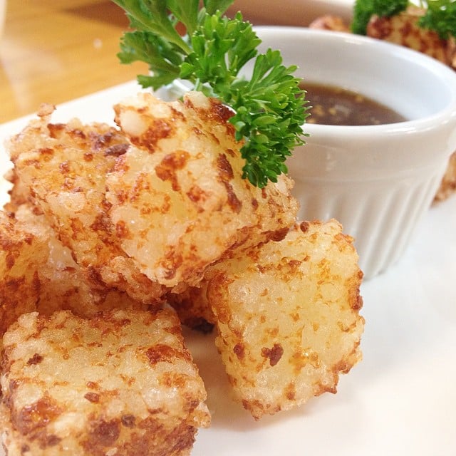 Dadinho de tapioca com queijo coalho