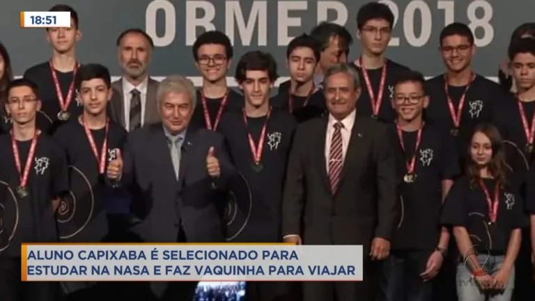 Aluno capixaba é selecionado para estudar na NASA