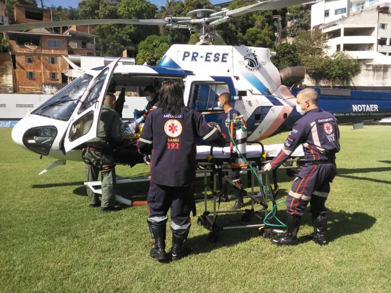 Adolescente de 16 anos é socorrida por helicóptero após acidente com caminhão em Iúna