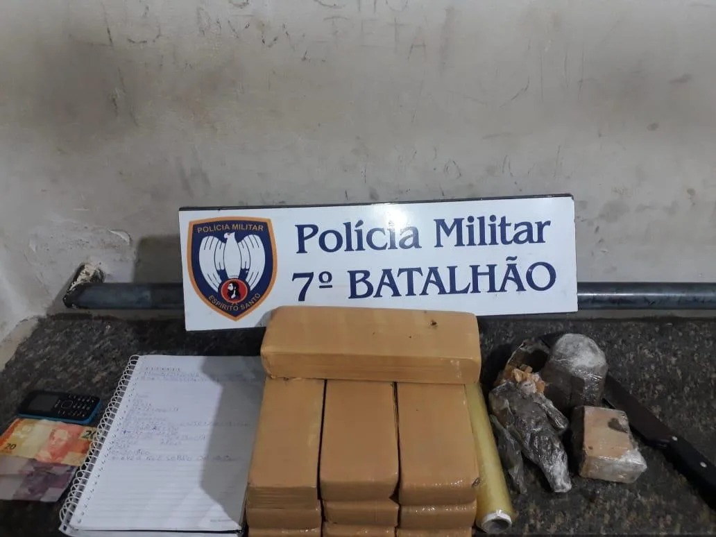 Polícia faz "varredura" após PM ser baleado e apreende 10 kg de maconha em Cariacica