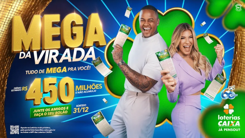 Campanha assinada pela Calia lança a maior mega da virada da história Campanha assinada pela Calia lança a maior mega da virada da história