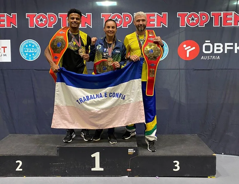 Com capixabas, Brasil bate recorde de medalhas na Copa do Mundo de kickboxing