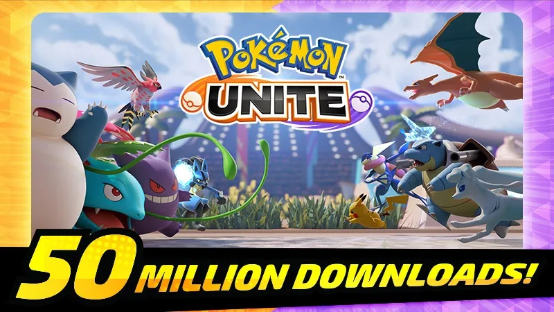 Pokémon Unite ultrapassa os 50 milhões de downloads