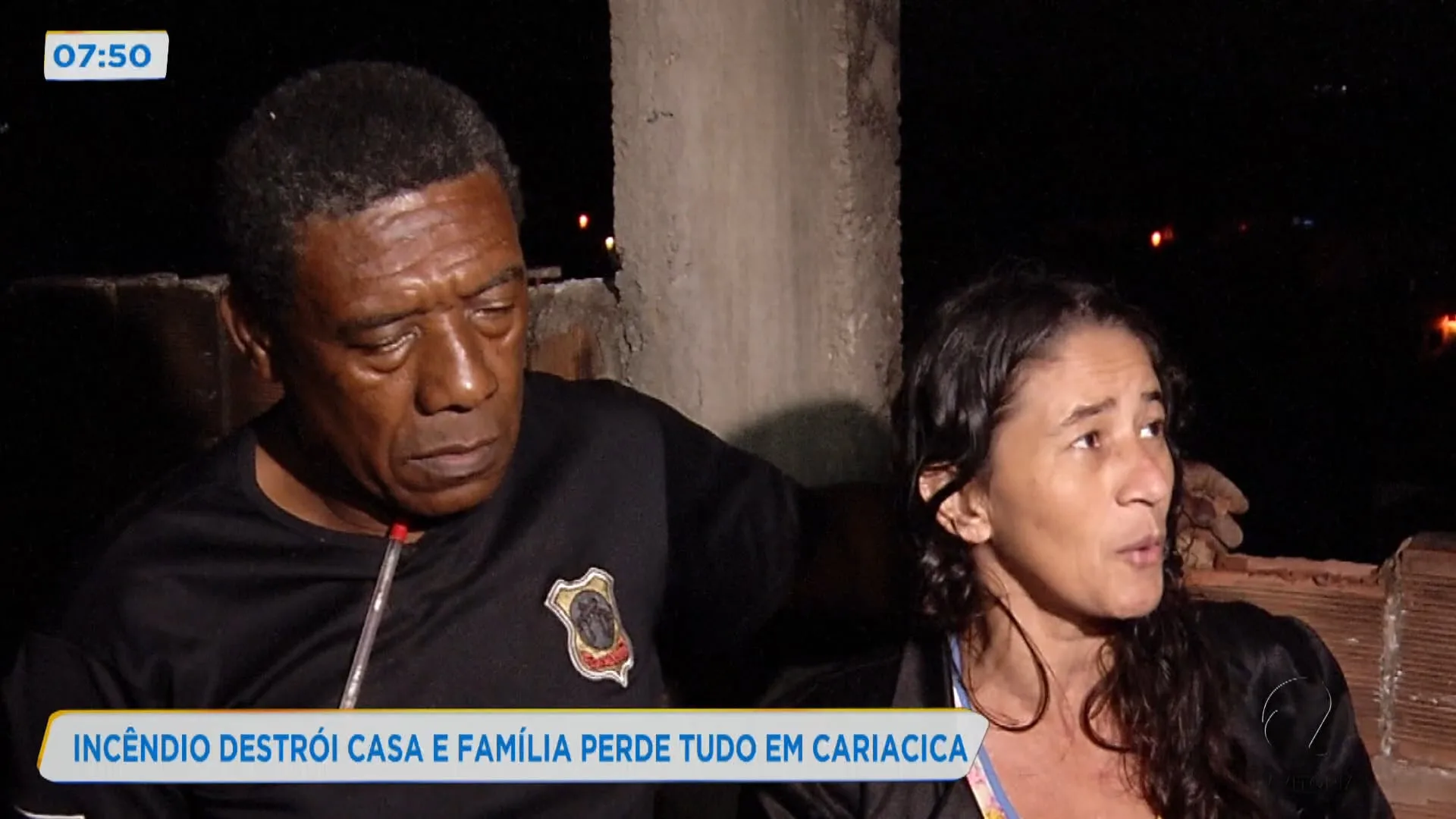 Incêndio destrói casa e família perde tudo em Cariacia