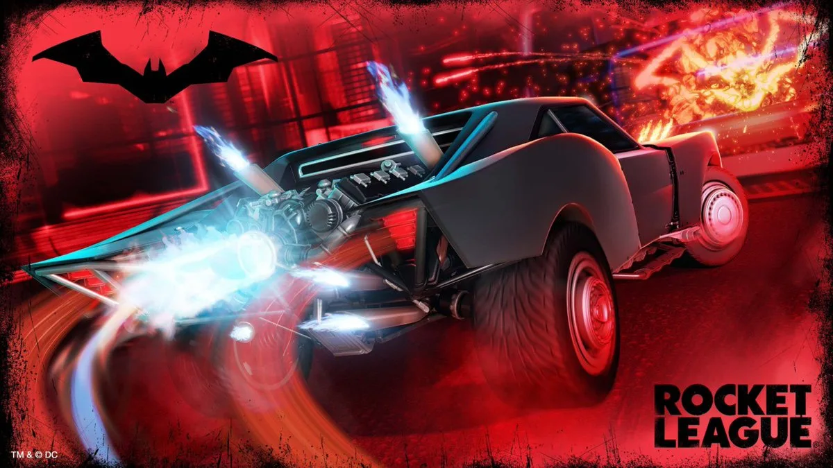 Rocket League recebe o Batmóvel do novo filme The Batman