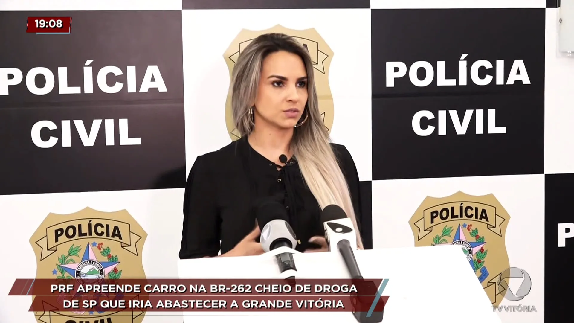 PRF apreende carro cheio de drogas na BR-262