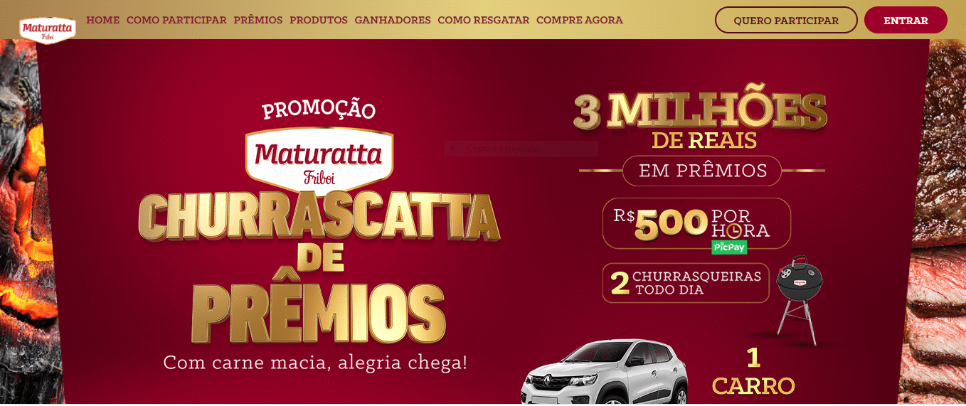Maturatta Friboi anuncia Churrascatta de Prêmios Maturatta Friboi anuncia Churrascatta de Prêmios