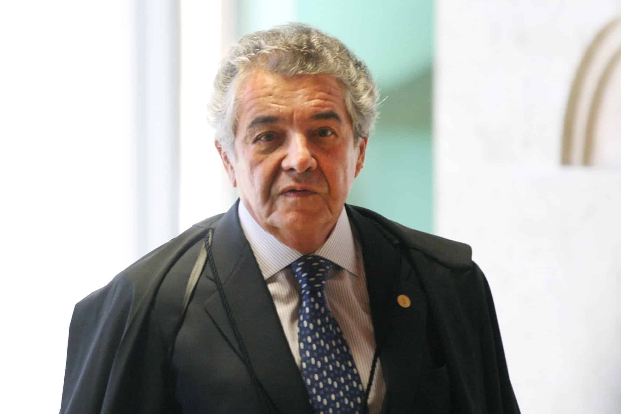 Ministro Marco Aurélio durante sessão de encerramento do ano forense do STF. Foto: Nelson Jr./SCO/STF (19/12/2018)