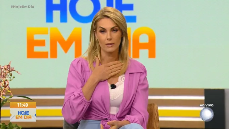 Ana Hickmann fala no Hoje em Dia