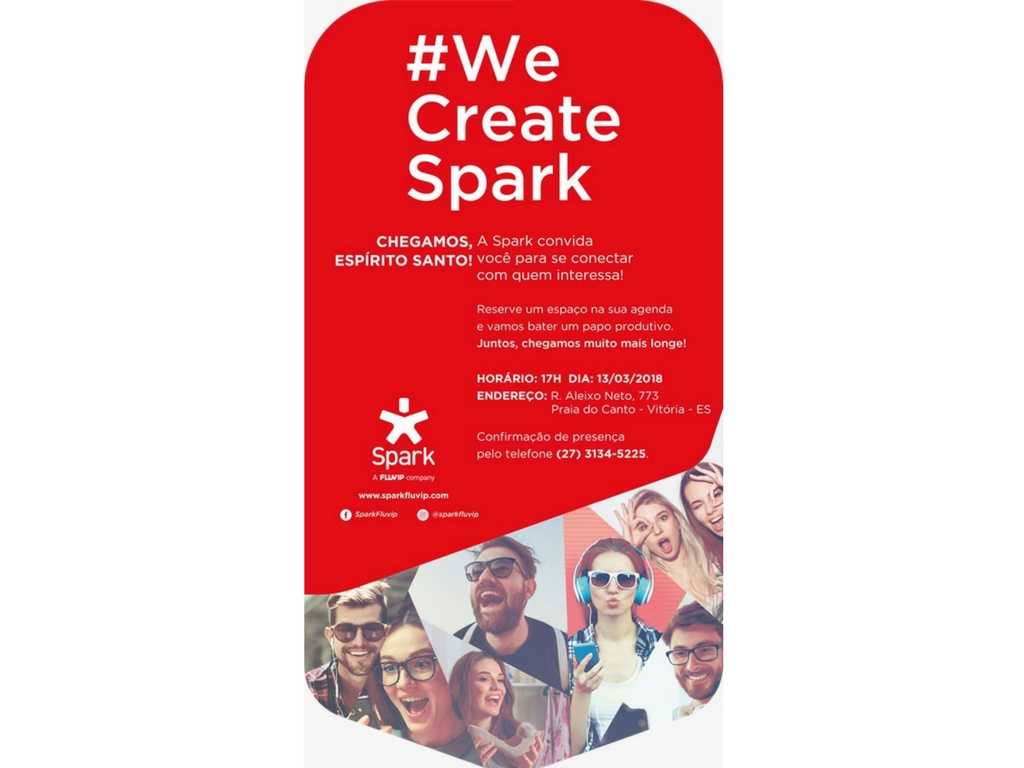 A Spark chega ao Espírito Santo e a Rede Vitória convida para se conectar