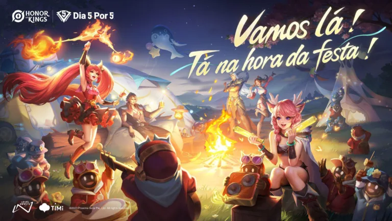 Honor of Kings: Festival Dia 5 por 5 chega ao Brasil pela primeira vez