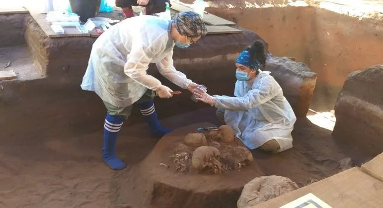 Pesquisadores encontram fóssil com cerca de 12 mil anos em Goiás