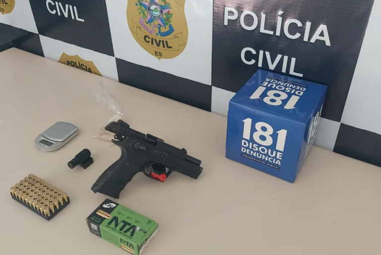 Homem é preso com arma turca durante "saidinha" no Sul do ES