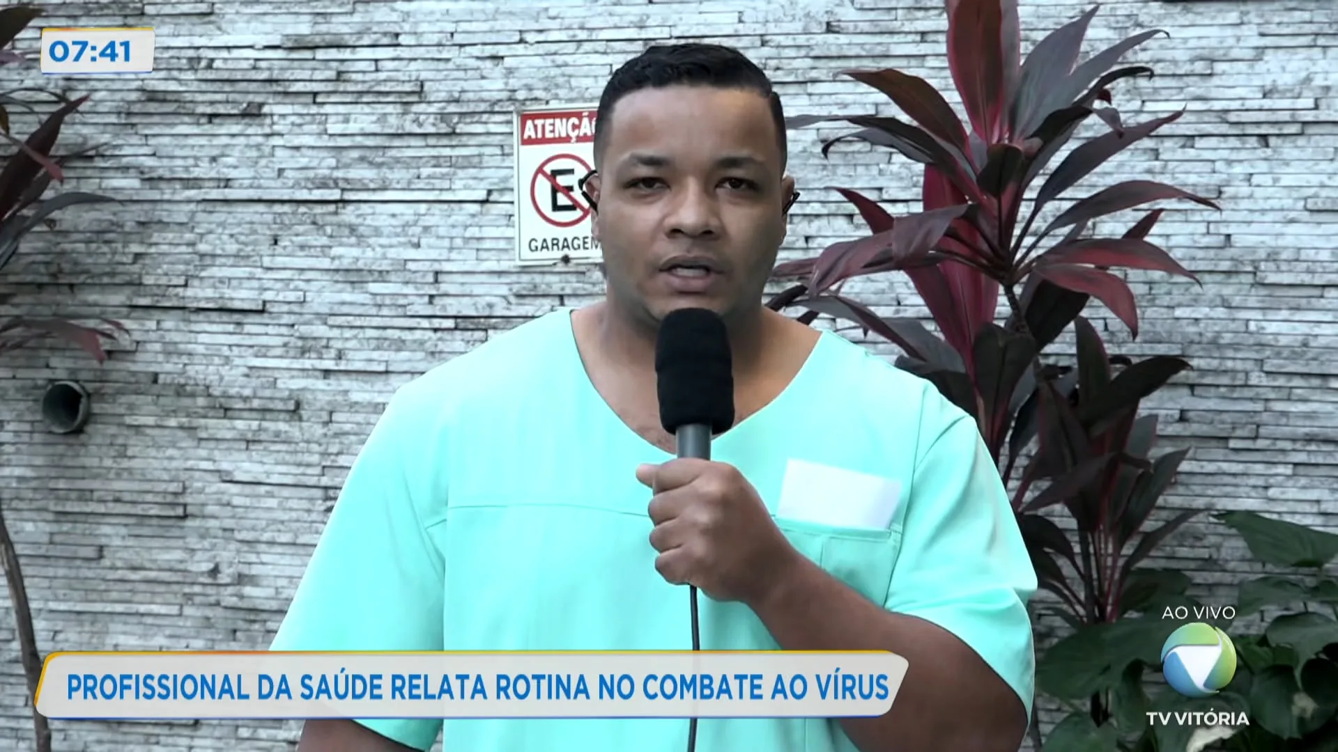 Profissional da saúde relata rotina no combate ao vírus