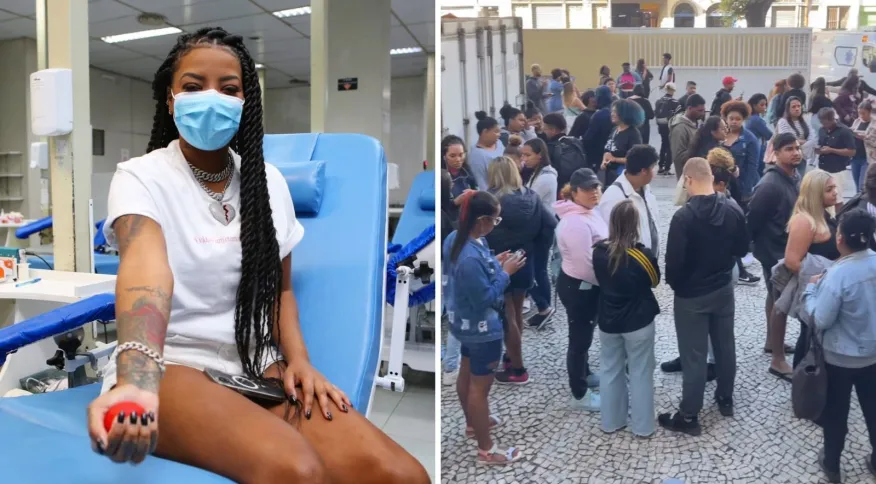 Numanice, de Ludmilla, cancela doação de sangue por ingresso gratuito em Vitória