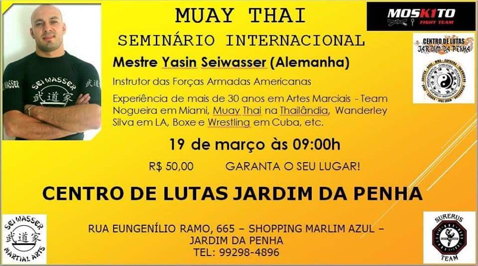 Mestre de muay thai vai realizar seminário internacional em Vitória