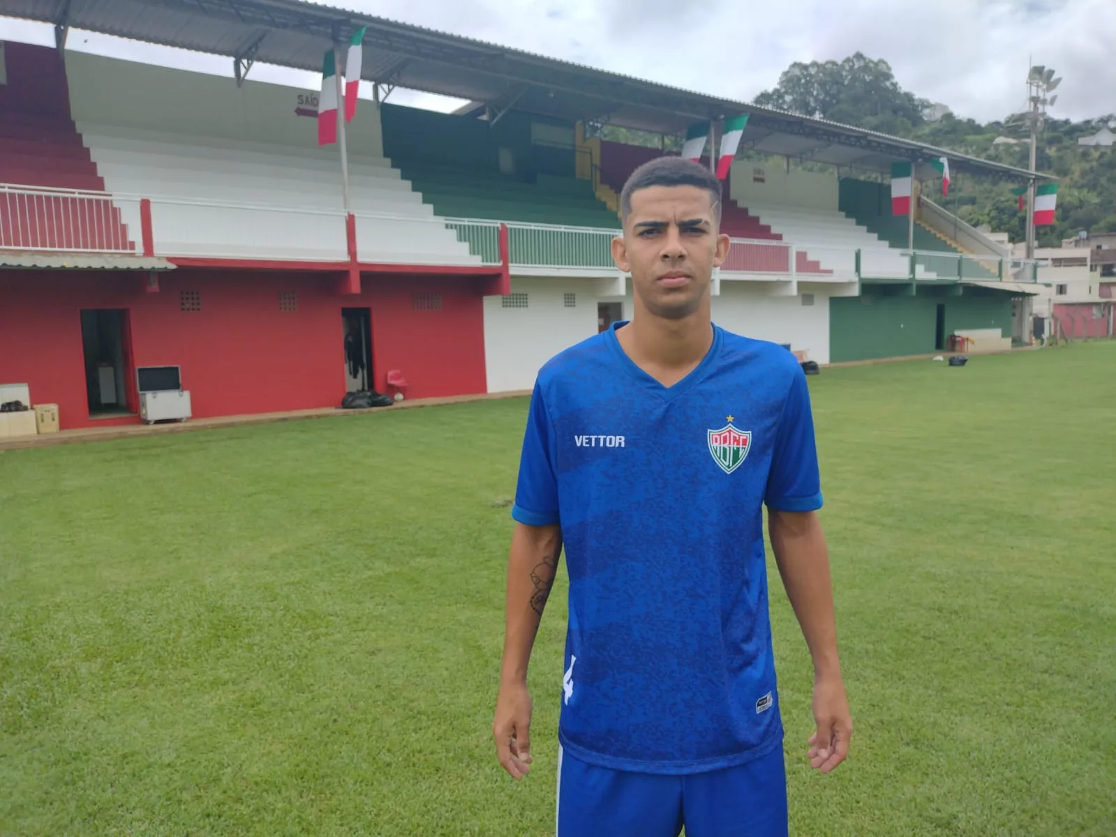 Após marcar o primeiro gol do Rio Branco VN, Júlio Azevedo projeta confronto com o Estrela