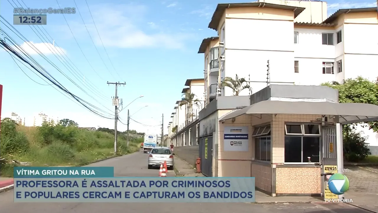 Professora de 64 anos é assaltada, na Serra