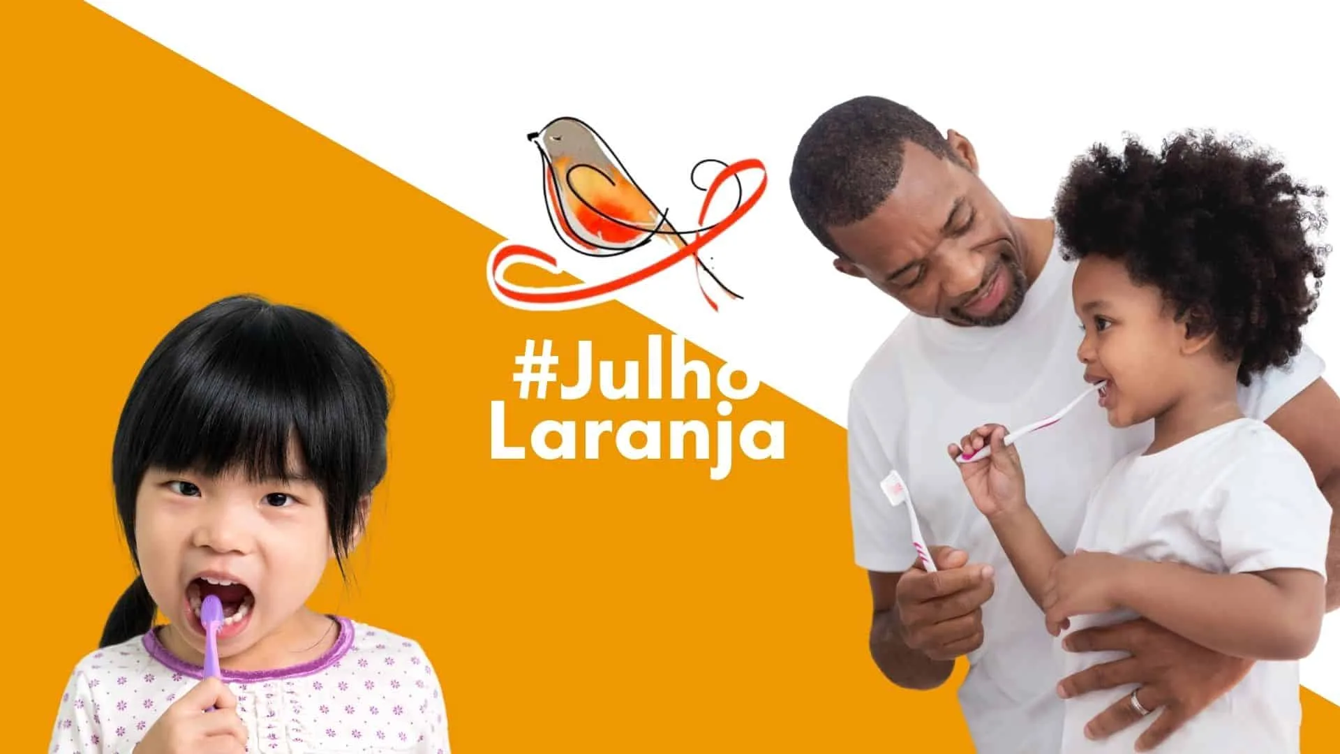 Julho Laranja: um mês dedicado a prevenção e cuidados com a saúde bucal das crianças