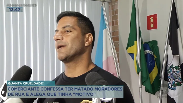 Comerciante confessa ter matado moradores em situação de rua