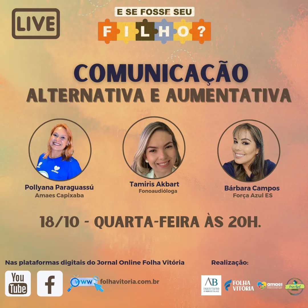 Seu filho é autista? Live vai falar sobre técnica que melhora na comunicação