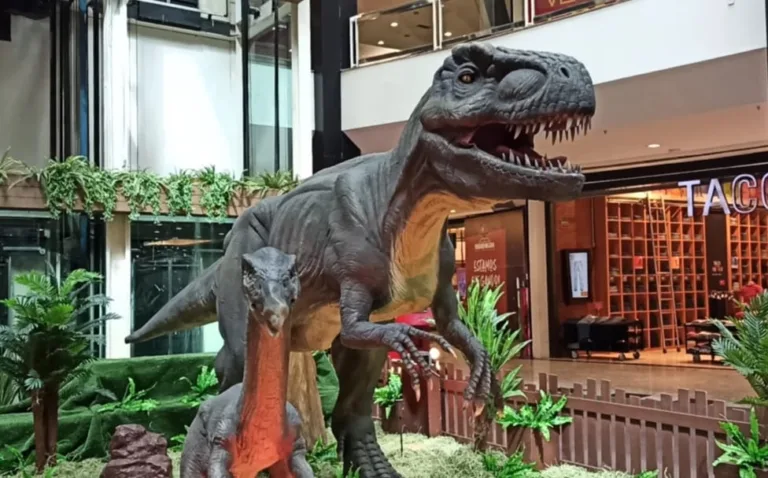 Último fim de semana para visitar exposição de dinossauros gigantes em Vila Velha