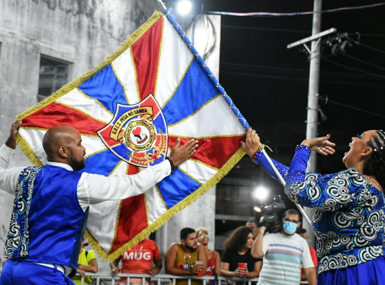 Carnaval de Vitória: veja como foi o ensaio técnico da Pega no Samba