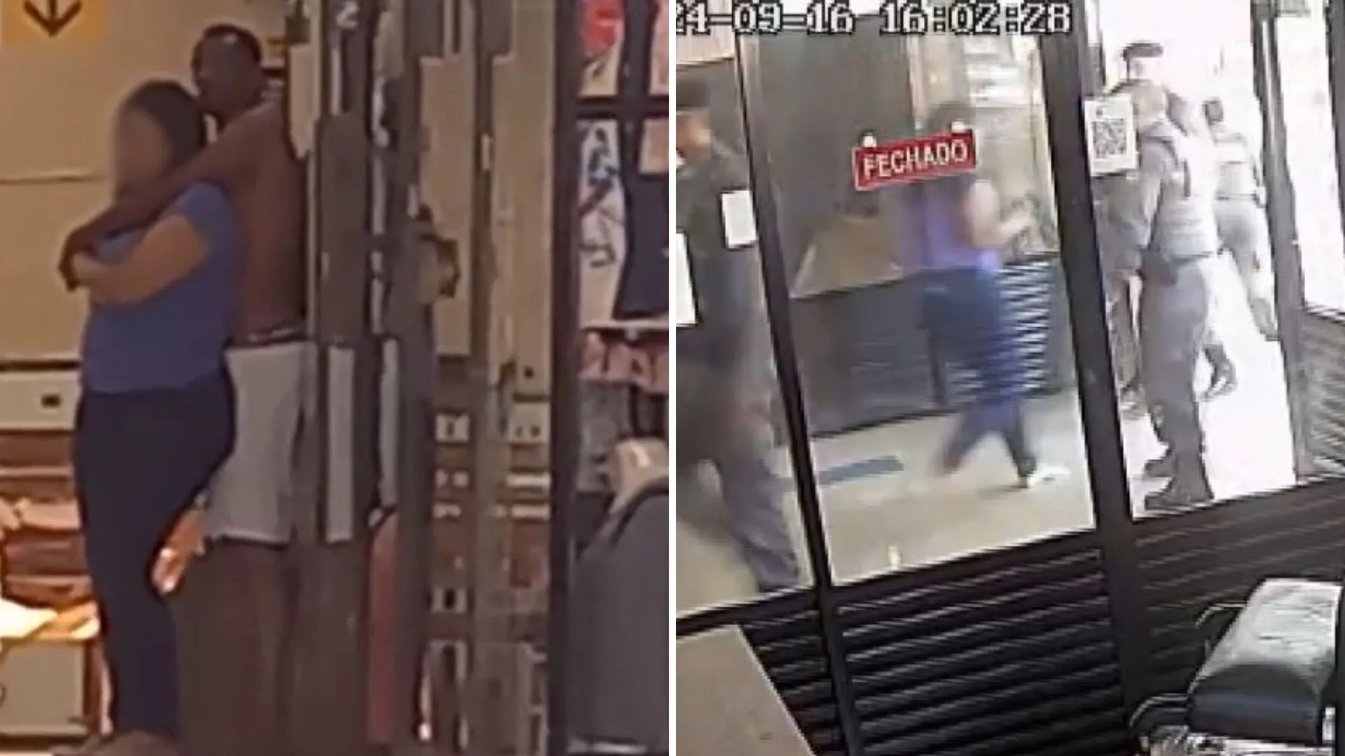 Vídeo flagra tiros que mataram homem após render mulher em supermercado