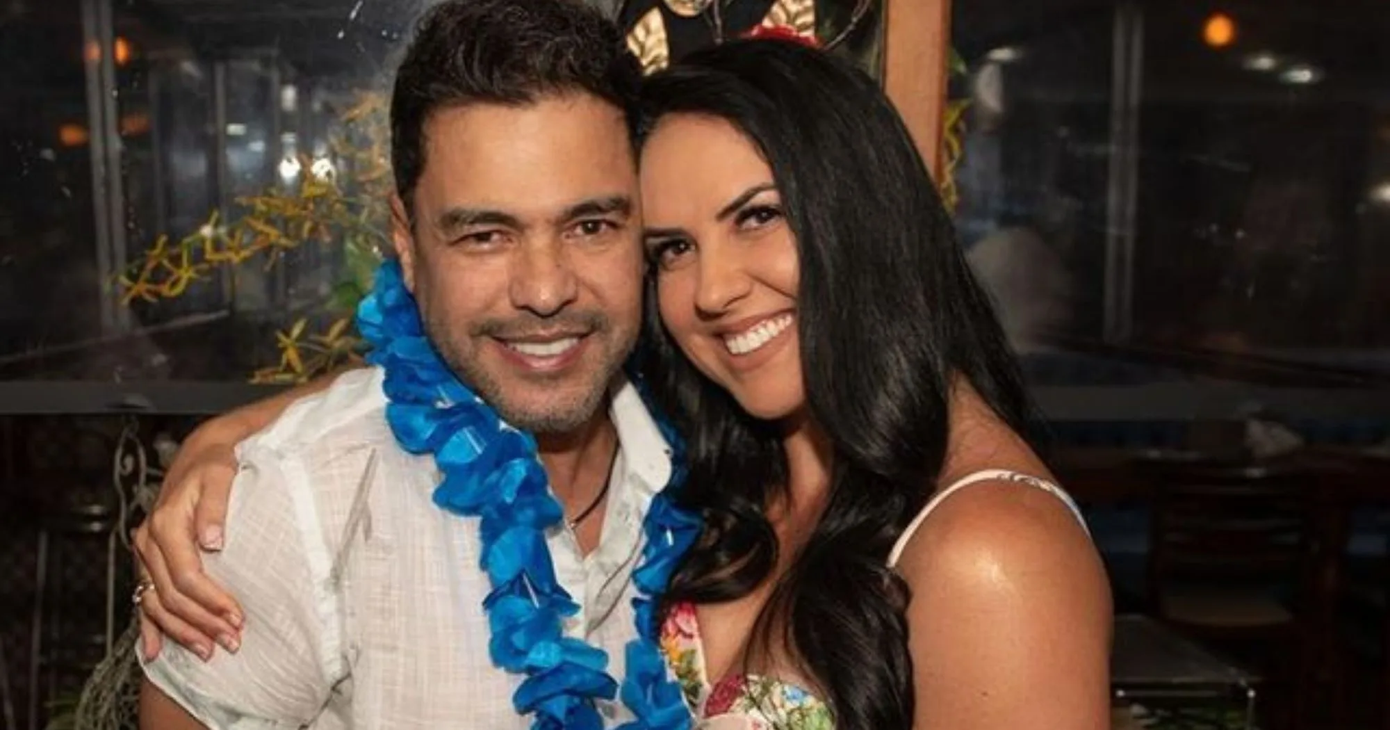 FOTOS | Graciele Lacerda posa com Zezé em festa de aniversário de 41 anos