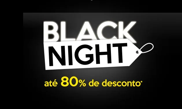 Black Night: nove horas de compras na Internet com até 80% de desconto